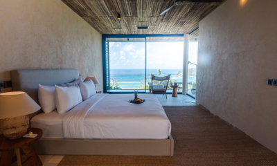 Villa Solah Bedroom and Balcony with Sea View | Selong Belanak, Lombok