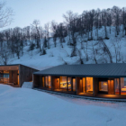 Gen Myo Outdoor Area with Snow at Night | Niseko, Japan