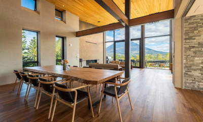 Zai On Living and Dining Area with View | Niseko, Japan