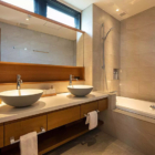 Zai On His and Hers Bathroom with Bathtub | Niseko, Japan