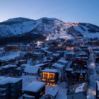 Zai On Outdoor View at Night | Hirafu, Niseko
