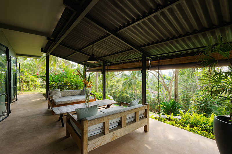 Villa Mine Lounge Area with Garden View | Talpe, Sri Lanka