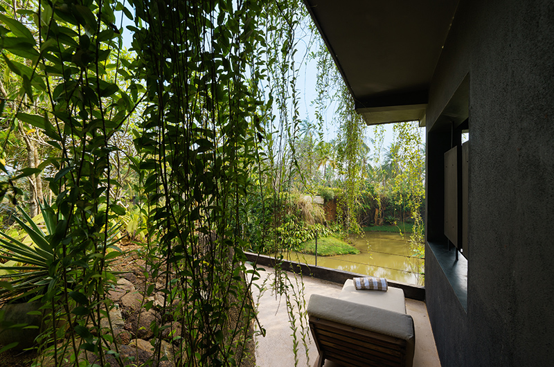 Villa Mine Pond View from Bedroom | Talpe, Sri Lanka