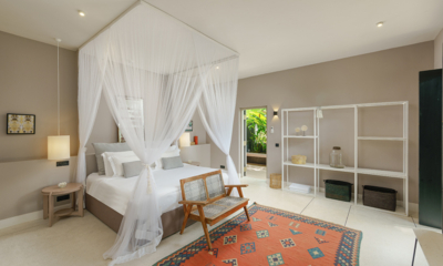 Villa Mine Bedroom with Mosquito Net | Talpe, Sri Lanka