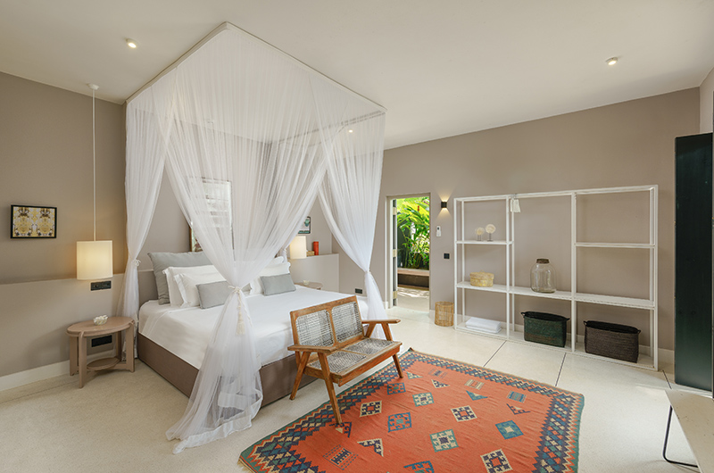 Villa Mine Bedroom with Mosquito Net | Talpe, Sri Lanka
