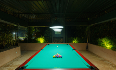 Villa Mine Billiard Table at Night | Talpe, Sri Lanka