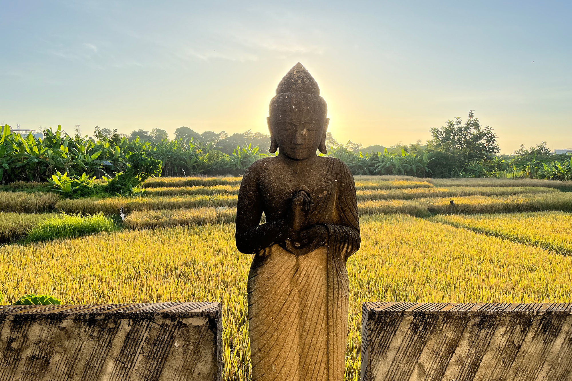 Abaca Villas Buddha With Sunset View