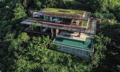 Tampah Hills Villa Chibo Gardens and Pool View from Top | Selong Belanak, Lombok