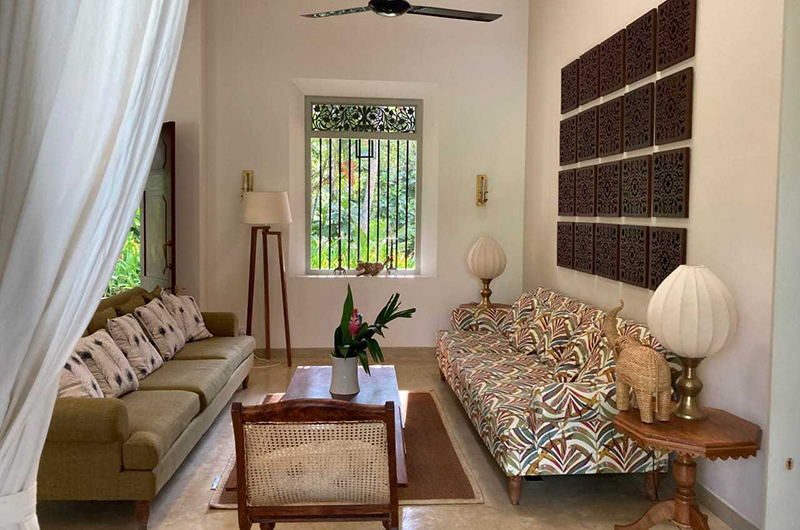 Kumbura Villa Living Area | Galle, Sri Lanka