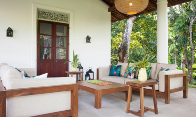 Kumbura Villa Open Plan Lounge Area with Garden View | Galle, Sri Lanka