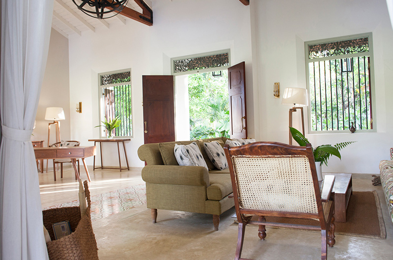 Kumbura Villa Indoor Lounge | Galle, Sri Lanka