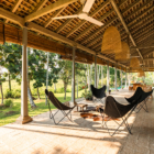 Rice House Open Plan Seating Area with View | Galle, Sri Lanka