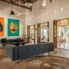 Rice House Indoor Living Area with View | Galle, Sri Lanka