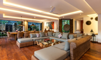 Sundance Villa Indoor Living Area with Wooden Floor | Kerobokan, Bali