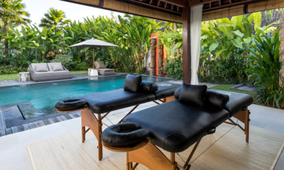 Sundance Villa Pool Side Spa Area | Kerobokan, Bali