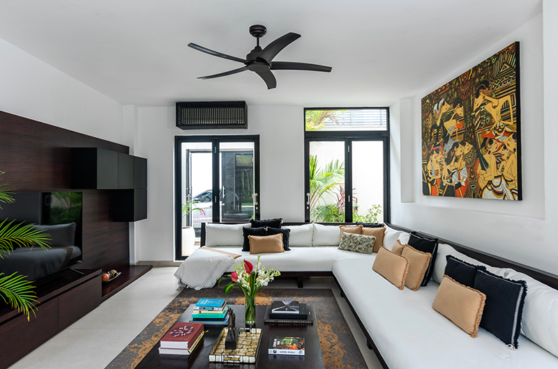 Villa Ayana Manis Lounge Area with TV | Kerobokan, Bali