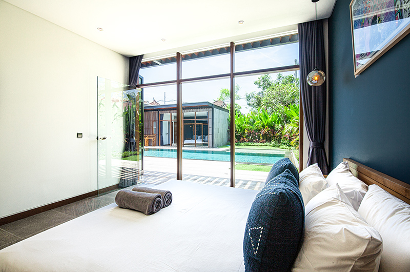 Villa Boddisatva Bedroom One with Pool View | Pererenan, Bali