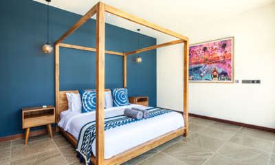 Villa Boddisatva Bedroom Two with Four Poster Bed | Pererenan, Bali