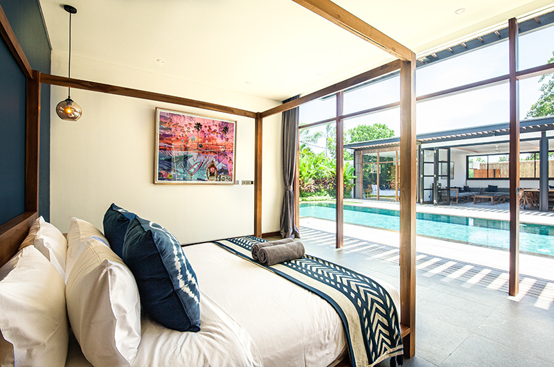 Villa Boddisatva Bedroom Two with Pool View | Pererenan, Bali