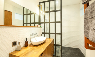 Villa Boddisatva Bathroom Five with Mirror | Pererenan, Bali