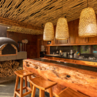 Villa Kimaya Kitchen with Hanging Lamps | Canggu, Bali