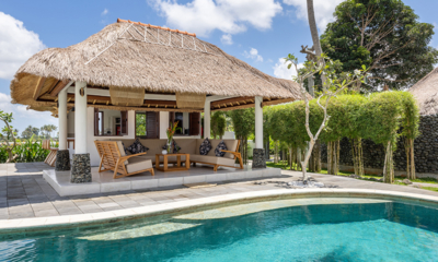 Villa Naya Pool Side Seating Area | Canggu, Bali