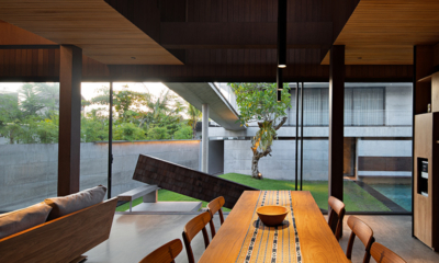Villa Tana Takah Indoor Dining Area with View | Pererenan, Bali
