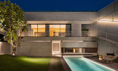 Villa Tana Takah Gardens and Pool at Night | Pererenan, Bali