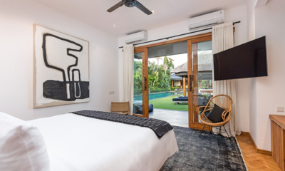 Villa Wolfe Bedroom Three with Pool View | Seminyak, Bali