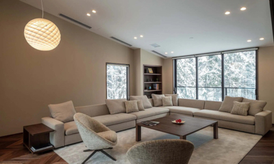 Jade Rabbit Indoor Living Area | Hirafu, Niseko