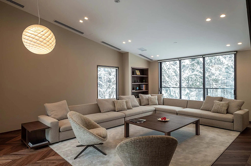 Jade Rabbit Indoor Living Area | Hirafu, Niseko