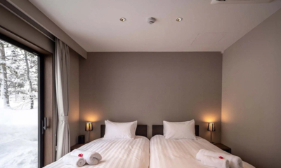 Jade Rabbit Bedroom with Twin Beds | Hirafu, Niseko