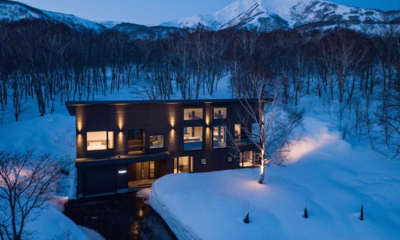Song Saa Outdoor Area with Snow at Night | Hirafu, Niseko