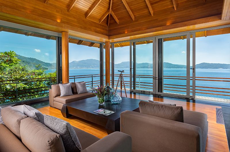 Villa Chelay Lounge Room with Sea View | Kamala, Phuket