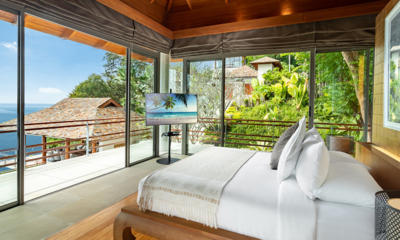 Villa Chelay Master Bedroom with TV and View | Kamala, Phuket