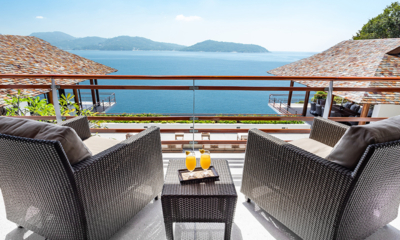 Villa Chelay Master Bedroom Balcony with View | Kamala, Phuket