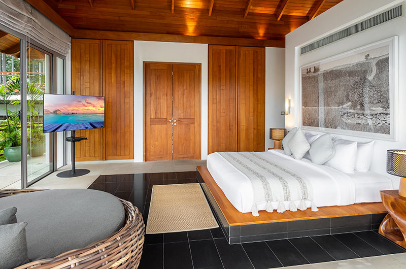 Villa Chelay Guest Bedroom Three with TV | Kamala, Phuket