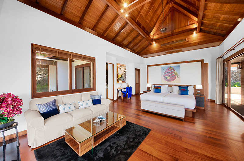 Villa Varya Master Bedroom One with Seating Area | Kamala, Phuket