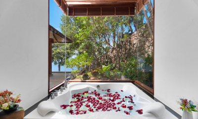 Villa Varya Master Bathroom One with Romantic Bathtub Set Up | Kamala, Phuket