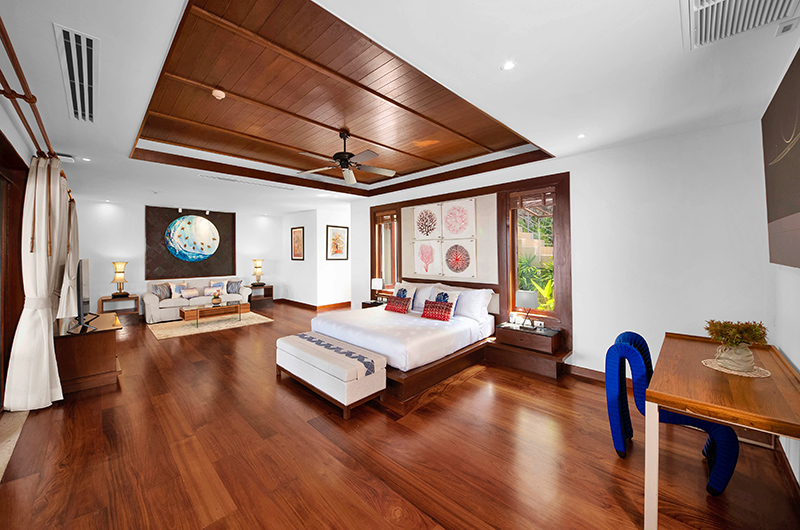 Villa Varya Guest Bedroom Three with Seating Area | Kamala, Phuket