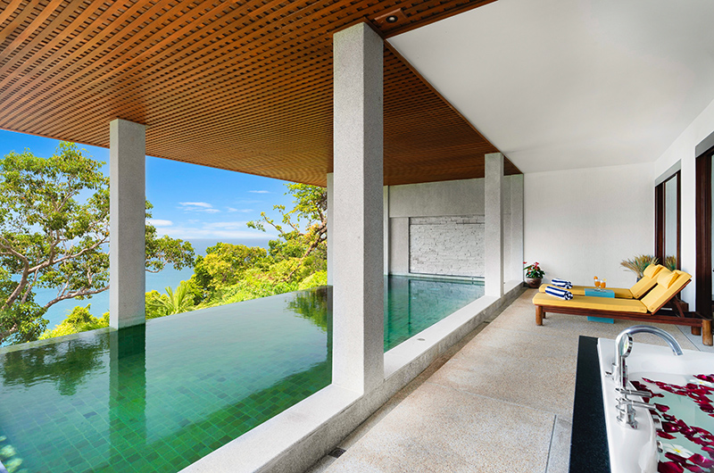 Villa Varya Guest Bedroom Three Romantic Bathtub Set Up with Private Pool | Kamala, Phuket
