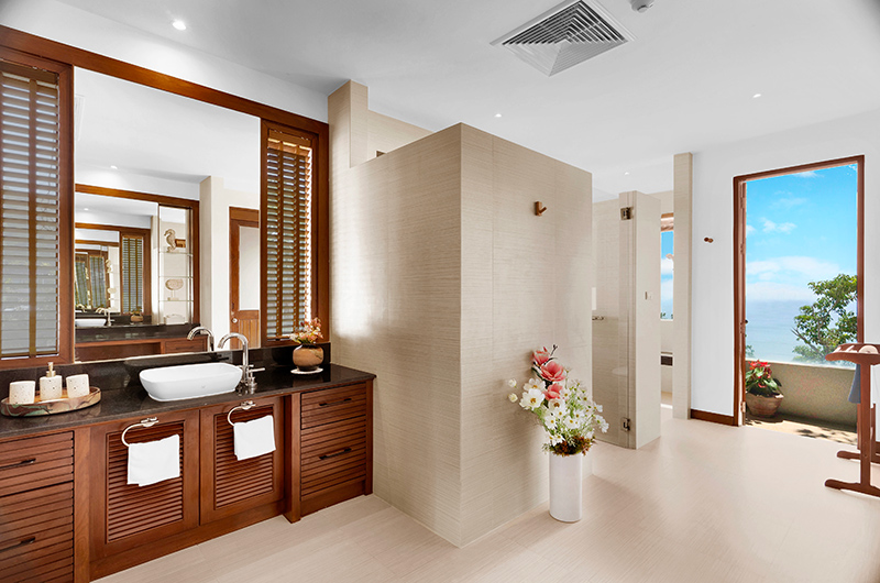 Villa Varya Guest Bathroom Three with Sea View | Kamala, Phuket