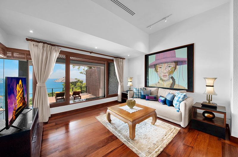 Villa Varya Guest Bedroom Four with Sofa and TV | Kamala, Phuket
