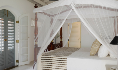 IF Villa Bedroom Five with Twin Beds and Mosquito Net | Talpe, Sri Lanka