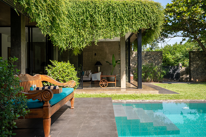 Tranquil Waters Pool Side Seating Area | Negombo, Sri Lanka
