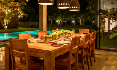 Tranquil Waters Pool Side Dining at Night | Negombo, Sri Lanka