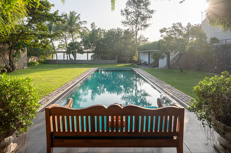 Tranquil Waters Gardens and Pool with Sea View | Negombo, Sri Lanka