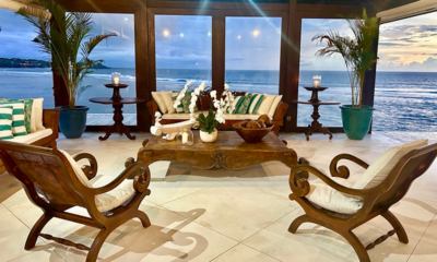 Villa Bahagia Living Area with Sea View | Nusa Lembongan, Bali