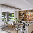 Villa Candani Indoor Living Area with View | Gianyar, Bali