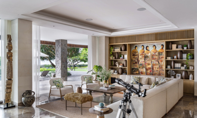 Villa Candani Indoor Living Area with View | Gianyar, Bali